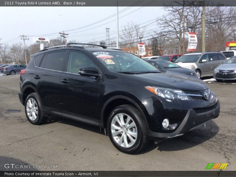 Black / Beige 2013 Toyota RAV4 Limited AWD