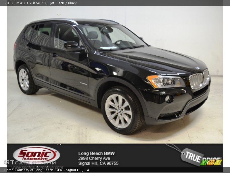 Jet Black / Black 2013 BMW X3 xDrive 28i