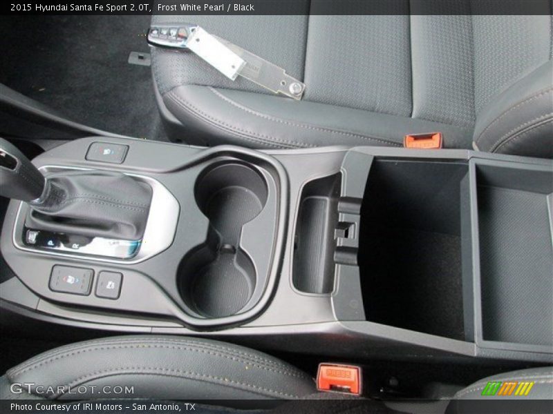 Frost White Pearl / Black 2015 Hyundai Santa Fe Sport 2.0T