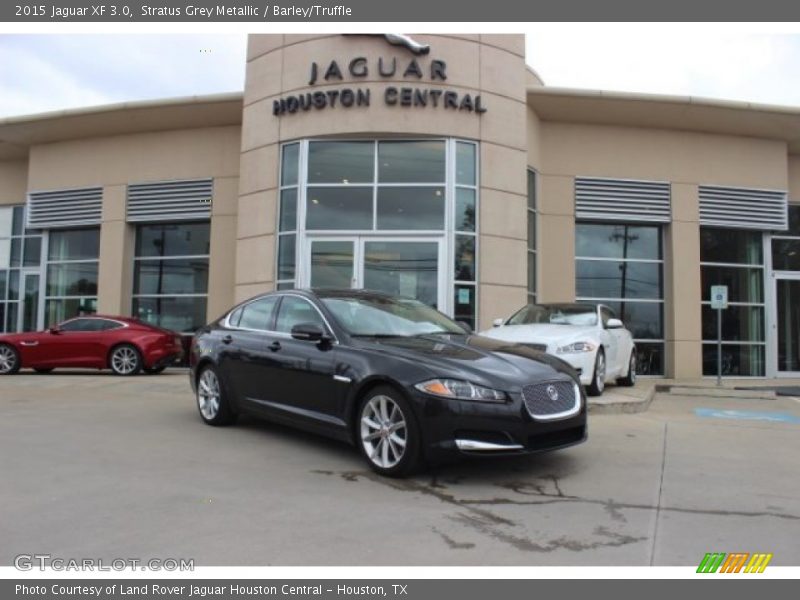 Stratus Grey Metallic / Barley/Truffle 2015 Jaguar XF 3.0