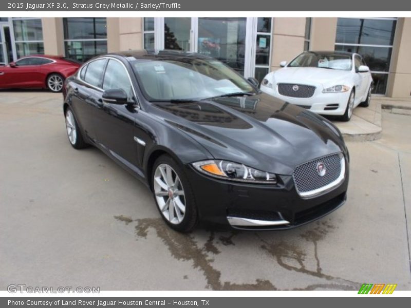 Stratus Grey Metallic / Barley/Truffle 2015 Jaguar XF 3.0