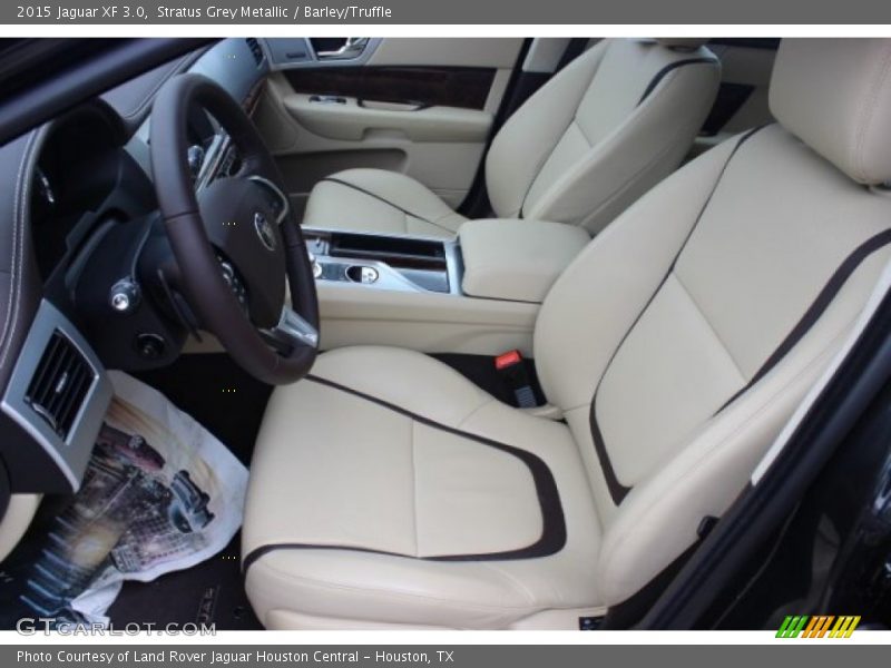 Stratus Grey Metallic / Barley/Truffle 2015 Jaguar XF 3.0