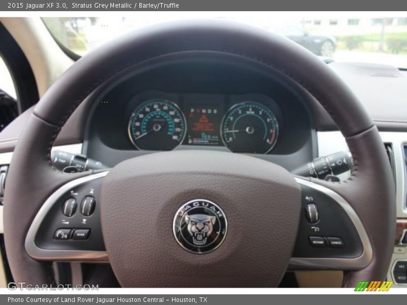 Stratus Grey Metallic / Barley/Truffle 2015 Jaguar XF 3.0