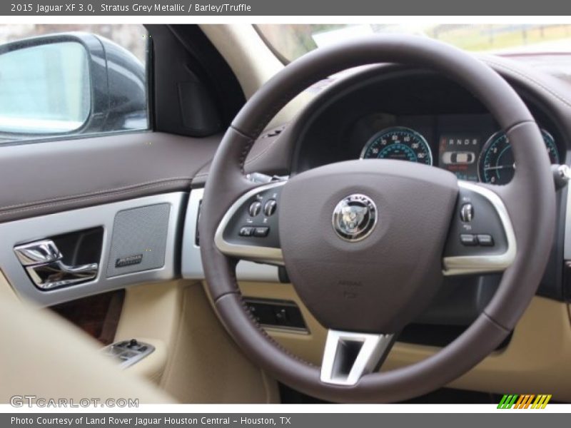 Stratus Grey Metallic / Barley/Truffle 2015 Jaguar XF 3.0