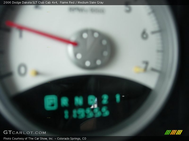 Flame Red / Medium Slate Gray 2006 Dodge Dakota SLT Club Cab 4x4