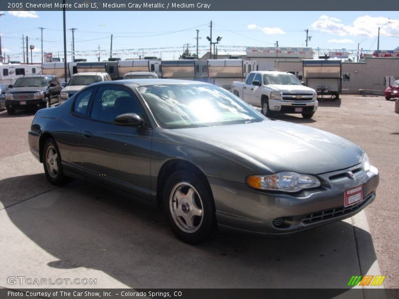 Medium Gray Metallic / Medium Gray 2005 Chevrolet Monte Carlo LS
