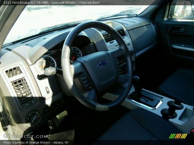 Gold Leaf Metallic / Charcoal Black 2012 Ford Escape XLT V6 4WD