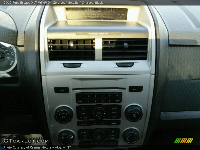 Gold Leaf Metallic / Charcoal Black 2012 Ford Escape XLT V6 4WD