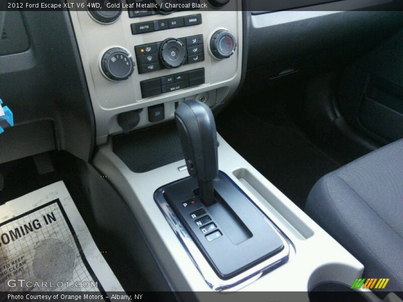 Gold Leaf Metallic / Charcoal Black 2012 Ford Escape XLT V6 4WD
