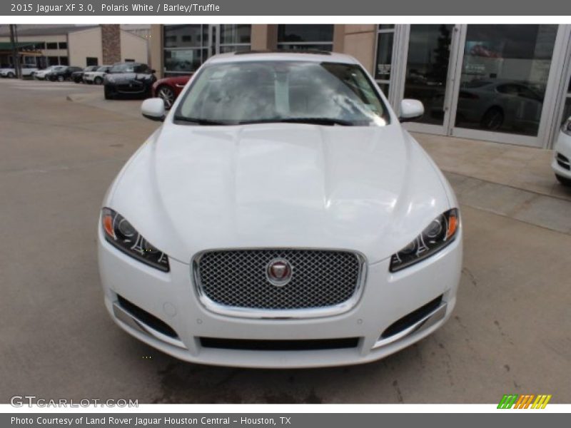 Polaris White / Barley/Truffle 2015 Jaguar XF 3.0