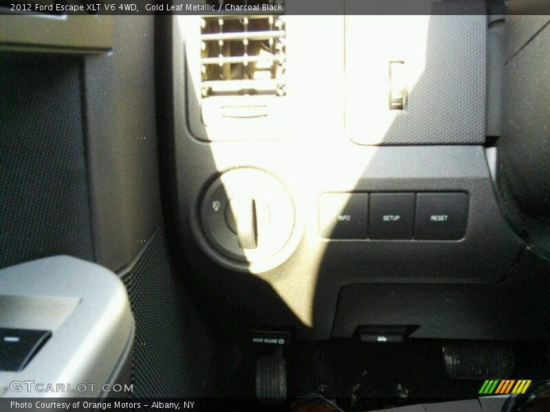 Gold Leaf Metallic / Charcoal Black 2012 Ford Escape XLT V6 4WD