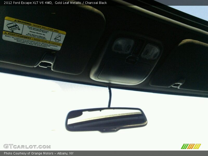 Gold Leaf Metallic / Charcoal Black 2012 Ford Escape XLT V6 4WD