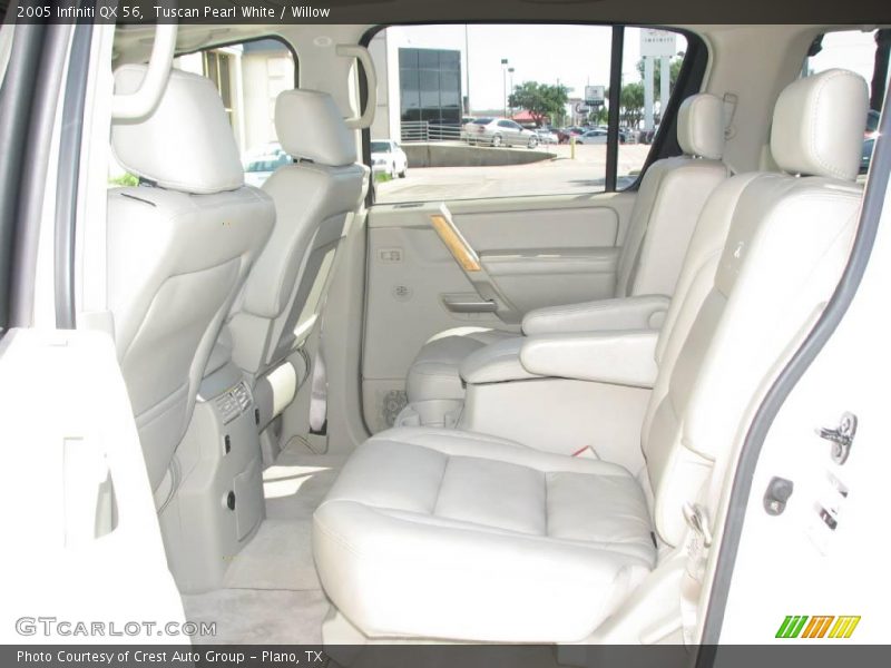 Tuscan Pearl White / Willow 2005 Infiniti QX 56