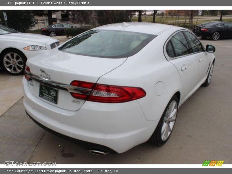 Polaris White / Barley/Truffle 2015 Jaguar XF 3.0