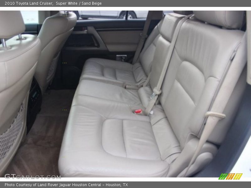 Rear Seat of 2010 Land Cruiser 