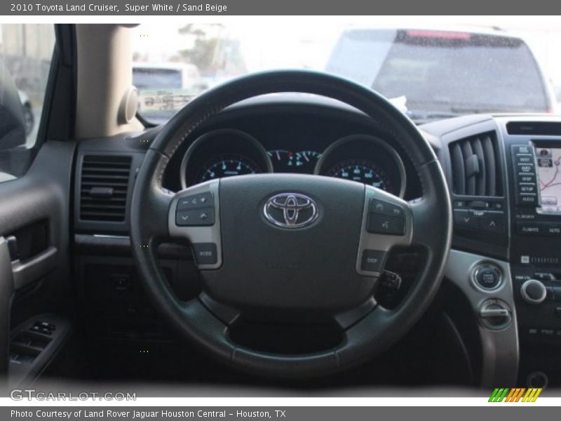 Super White / Sand Beige 2010 Toyota Land Cruiser