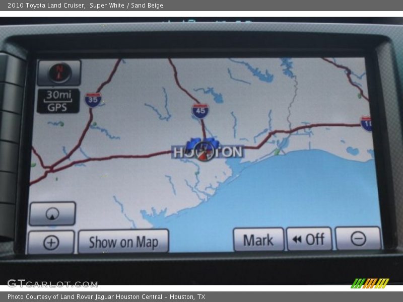 Navigation of 2010 Land Cruiser 