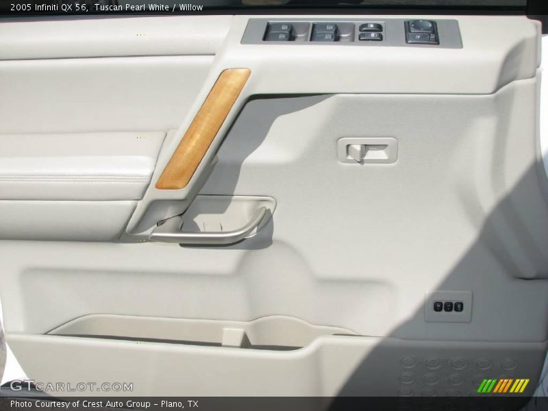 Tuscan Pearl White / Willow 2005 Infiniti QX 56
