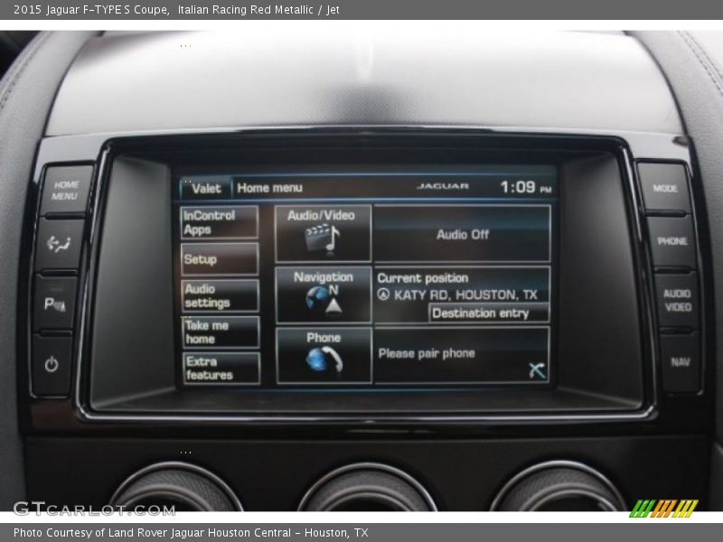 Controls of 2015 F-TYPE S Coupe