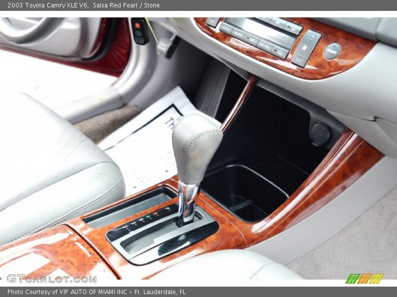 Salsa Red Pearl / Stone 2003 Toyota Camry XLE V6