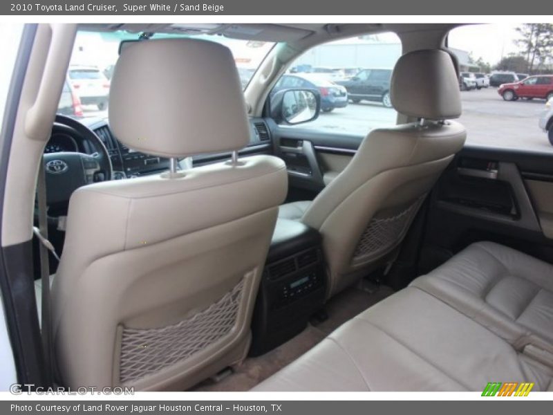 Super White / Sand Beige 2010 Toyota Land Cruiser