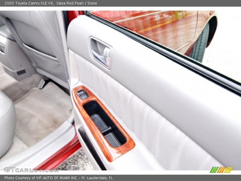 Salsa Red Pearl / Stone 2003 Toyota Camry XLE V6
