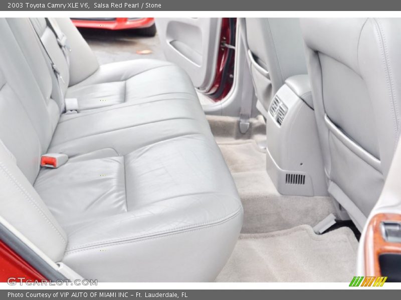 Salsa Red Pearl / Stone 2003 Toyota Camry XLE V6
