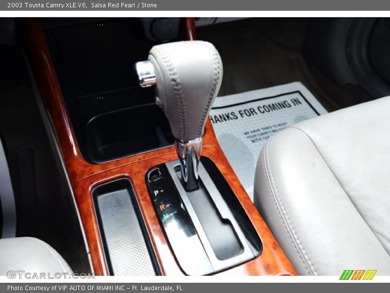 Salsa Red Pearl / Stone 2003 Toyota Camry XLE V6