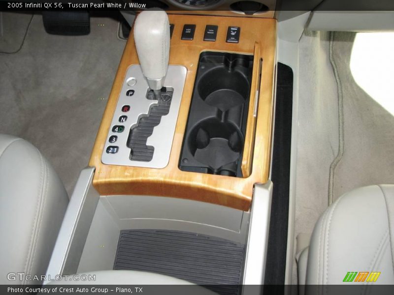 Tuscan Pearl White / Willow 2005 Infiniti QX 56