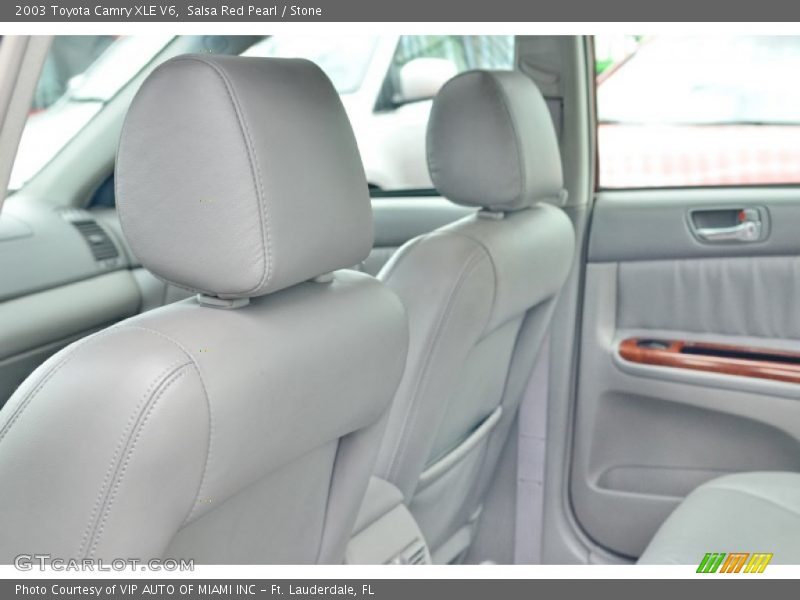 Salsa Red Pearl / Stone 2003 Toyota Camry XLE V6