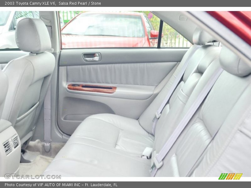 Salsa Red Pearl / Stone 2003 Toyota Camry XLE V6