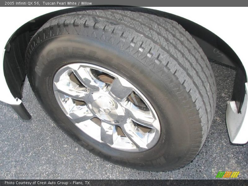 Tuscan Pearl White / Willow 2005 Infiniti QX 56