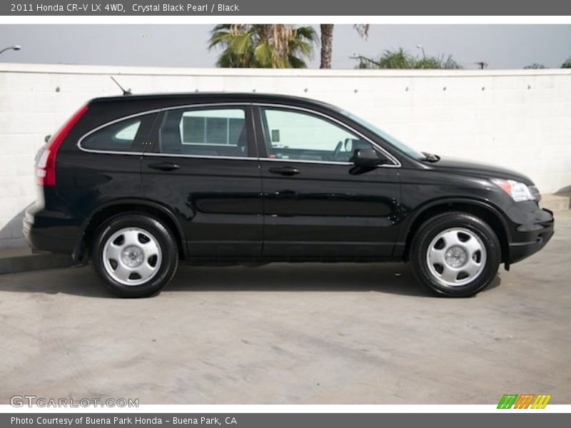 Crystal Black Pearl / Black 2011 Honda CR-V LX 4WD