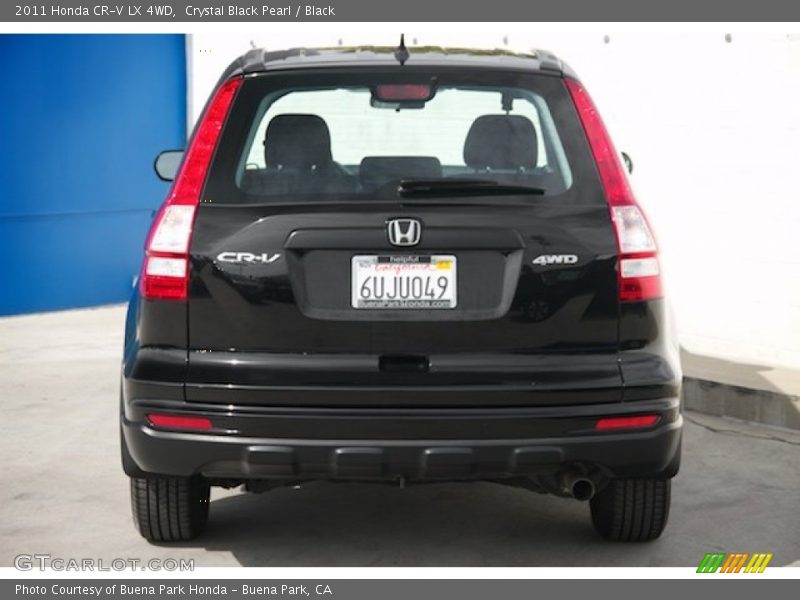 Crystal Black Pearl / Black 2011 Honda CR-V LX 4WD