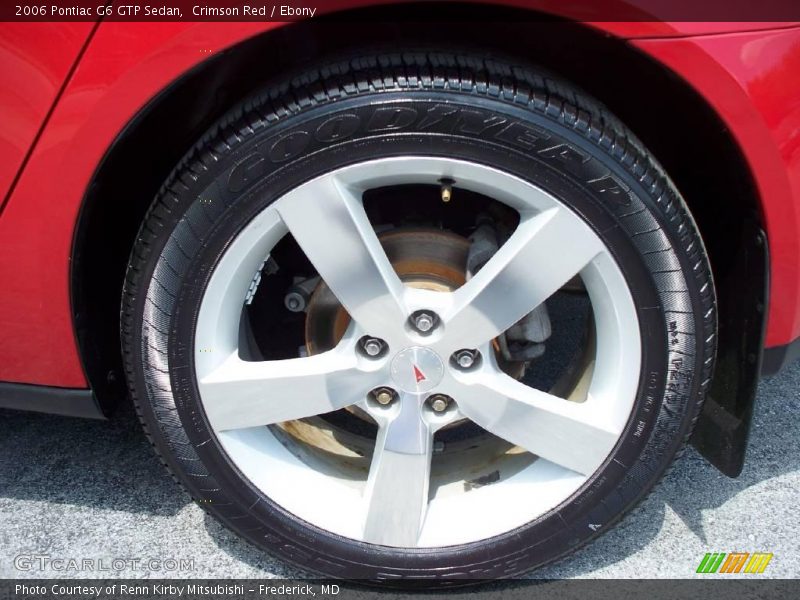 Crimson Red / Ebony 2006 Pontiac G6 GTP Sedan
