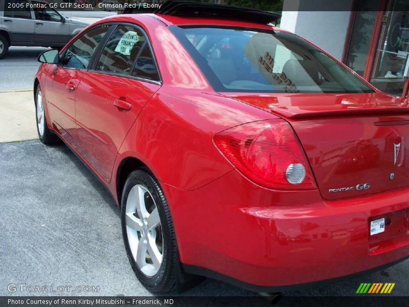 Crimson Red / Ebony 2006 Pontiac G6 GTP Sedan