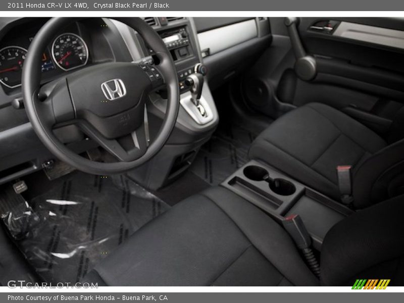 Crystal Black Pearl / Black 2011 Honda CR-V LX 4WD
