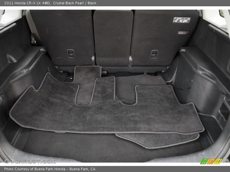 Crystal Black Pearl / Black 2011 Honda CR-V LX 4WD