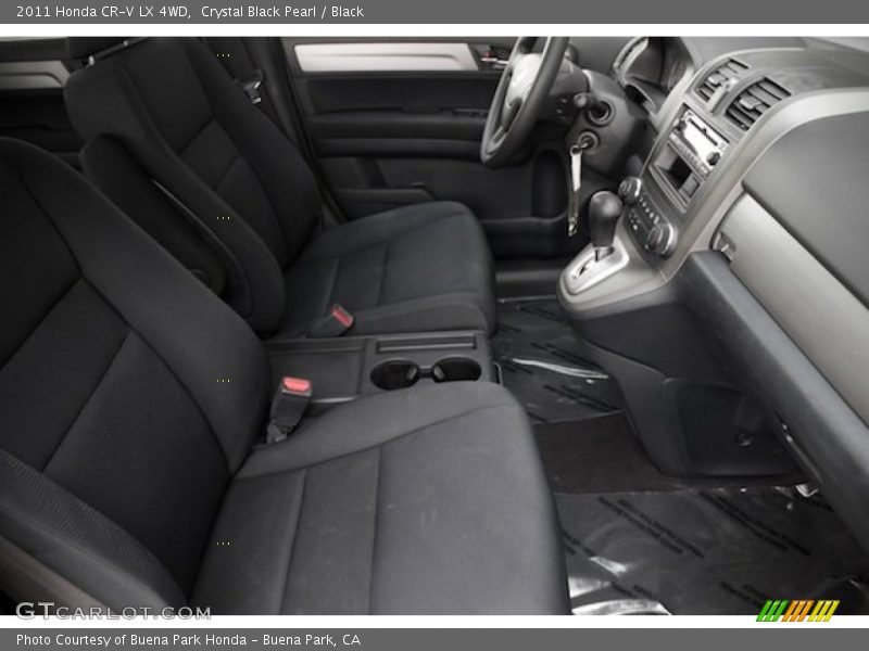 Crystal Black Pearl / Black 2011 Honda CR-V LX 4WD