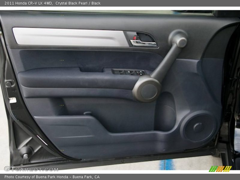 Crystal Black Pearl / Black 2011 Honda CR-V LX 4WD