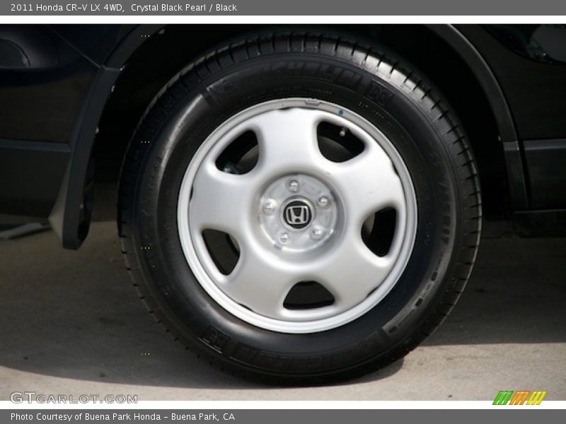 Crystal Black Pearl / Black 2011 Honda CR-V LX 4WD