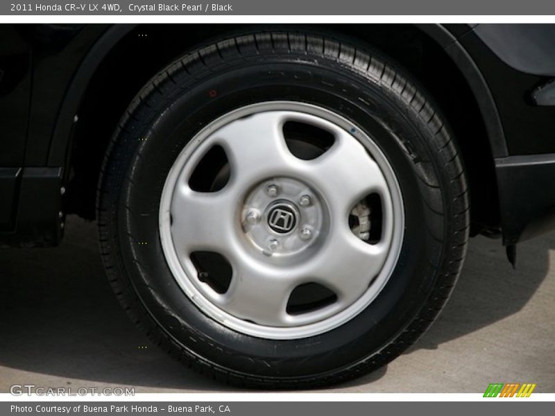 Crystal Black Pearl / Black 2011 Honda CR-V LX 4WD