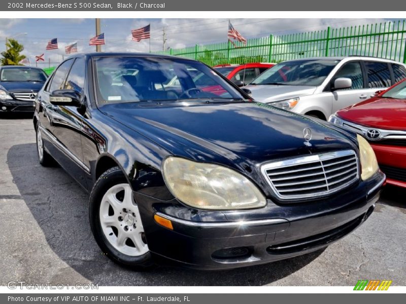 Black / Charcoal 2002 Mercedes-Benz S 500 Sedan