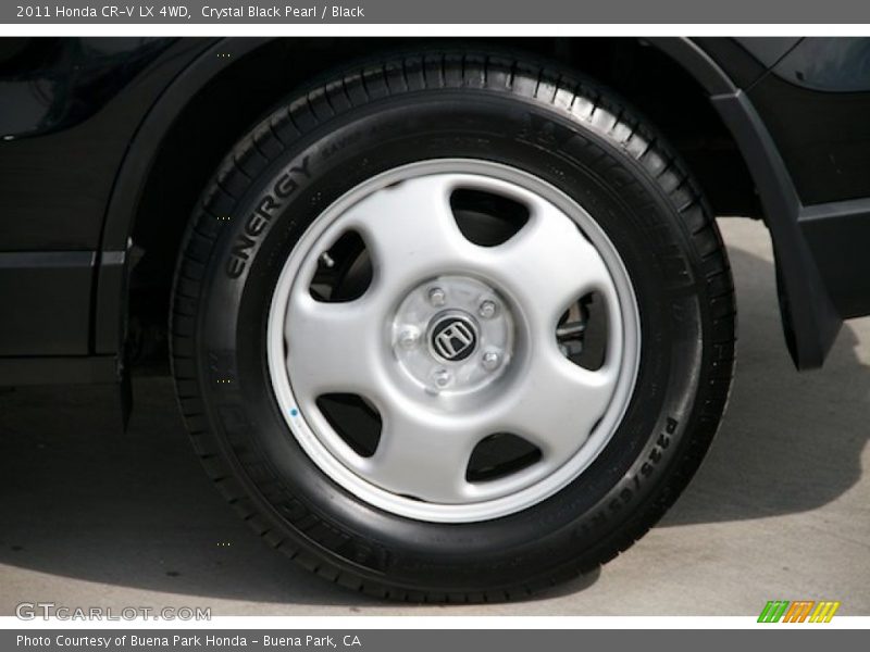 Crystal Black Pearl / Black 2011 Honda CR-V LX 4WD