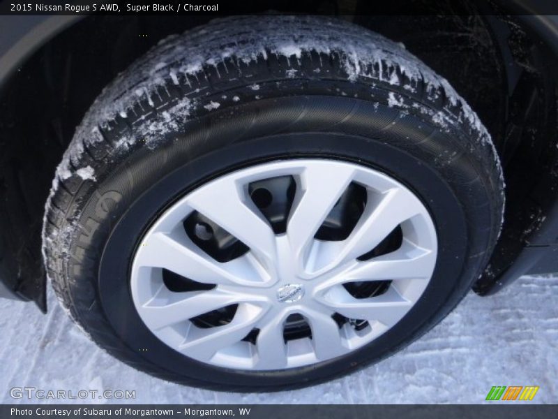 Super Black / Charcoal 2015 Nissan Rogue S AWD