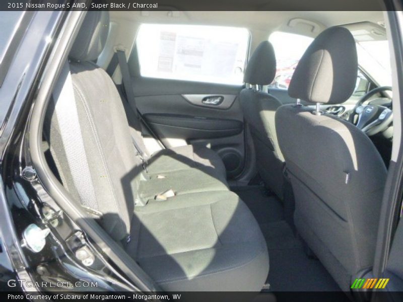 Super Black / Charcoal 2015 Nissan Rogue S AWD