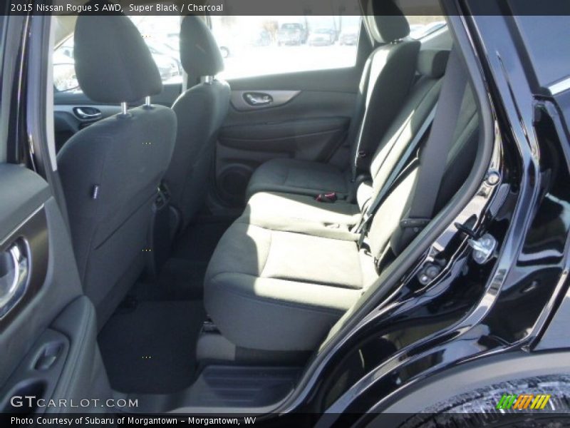 Super Black / Charcoal 2015 Nissan Rogue S AWD