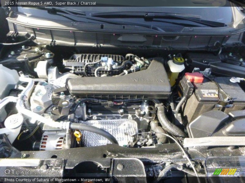 Super Black / Charcoal 2015 Nissan Rogue S AWD