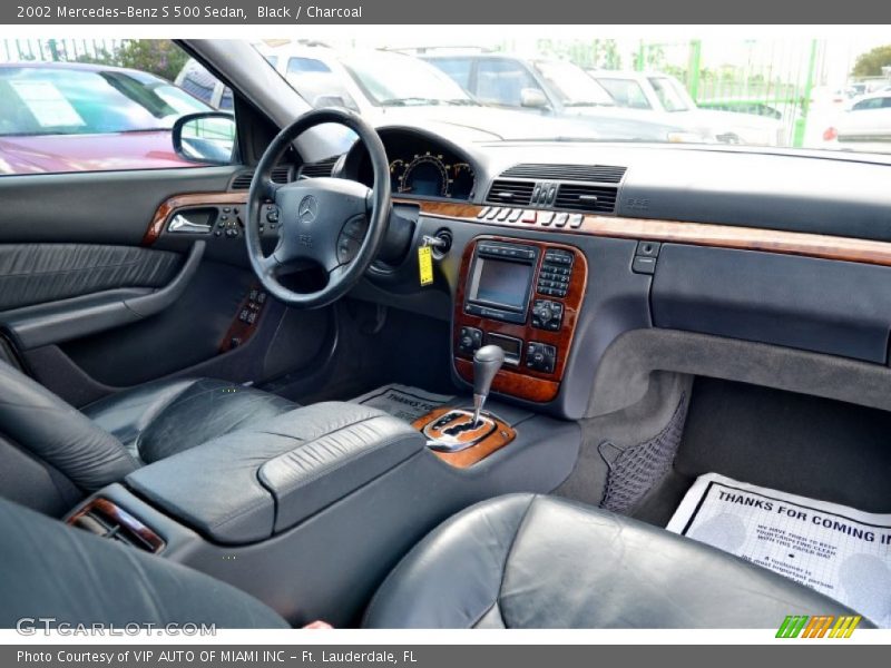 Black / Charcoal 2002 Mercedes-Benz S 500 Sedan