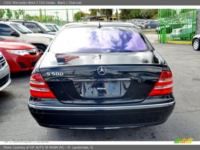 Black / Charcoal 2002 Mercedes-Benz S 500 Sedan